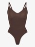 Seamless Sculpt low back corrigerende body - Chocoladebruin