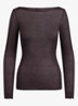 Sheer Modal semi-transparante longsleeve in kasjmierblend - Phoenix