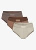 Skims Cotton slip in 3-pack - Lindegroen