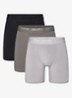 Skims Stretch 5" boxershorts met logoband in 3-pack - Grijs
