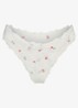 Stretch Lace string van kant - Ivory Cherry