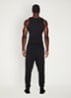 Tapered fit joggingbroek met steekzakken - Washed Onyx