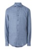 Slim fit overhemd met ruitdessin - Plaid - Navy
