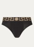 Slip met logoband - Zwart