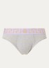 Slip met logoband - Grijsmele