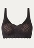 Bliss naadloze bralette met uitneembare vulling - Zwart