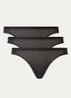 Go Daily slip in 3-pack - Zwart