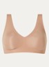 Zero Feel 2.0 naadloze bralette met uitneembare vulling - Beige