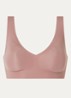 Zero Feel 2.0 naadloze bralette met uitneembare vulling - Oudroze
