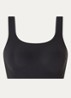 Zero Feel 2.0 naadloze crop top met uitneembare vulling - Zwart