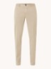 Slim fit chino met steekzakken - Donkerbeige
