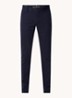 Slim fit chino met steekzakken - Blauw