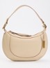 Marlon schoudertas van leer met afneembare schouderriem - Beige