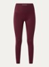 Adelaspo high waist trainingslegging met stretch - Bordeauxrood