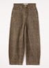 Havana tapered jeans met panterprint - Camel