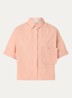Leanasw blouse met borstzak - Oudroze