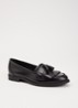 Olivia loafer van leer - Zwart