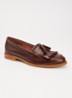 Olivia loafer van leer - Donkerbruin
