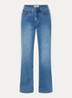 Paris high waist loose fit jeans met steekzakken - Indigo