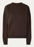 Paross sweater met ronde hals - Donkerbruin