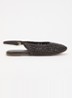 Saisw slingback van leer - Donkerbruin