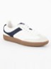 T426 sneaker van leer - Donkerblauw