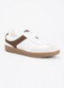 T426 sneaker van leer - Donkerbruin