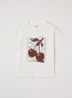 Zena T-shirt met print - Gebroken wit