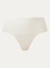 Undie-tectable high waisted corrigerende string - Gebroken wit