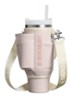 De All-Day Quencher® Carry-All crossbodytas voor 0,89 liter thermofles - Lichtroze