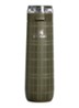 De Flowstate™ Spring waterfles 0,59 liter - Mosgroen