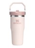 De IceFlow™ Flip Straw 2.0 waterfles 0,41 liter - Lichtroze