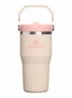De IceFlow™ Flip Straw 2.0 waterfles 0,59 liter - Beige