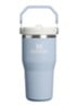 De IceFlow™ Flip Straw 2.0 waterfles 0,59 liter - Blauw