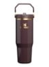 De IceFlow™ Flip Straw 2.0 waterfles 0,89 liter - Aubergine