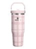 De IceFlow™ Flip Straw 2.0 waterfles 0,89 liter - Lichtroze