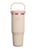 De IceFlow™ Flip Straw 2.0 waterfles 0,89 liter - Beige