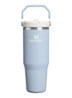 De IceFlow™ Flip Straw 2.0 waterfles 0,89 liter - Blauw