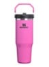 De IceFlow™ Flip Straw 2.0 waterfles 0,89 liter - Roze