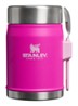 De Legendary Food Jar + Spork lunchbox 40 cl - Fuchsia