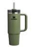 De Quencher H2.O FlowState™ thermosfles 0,89 liter - Donkergroen