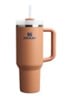 De Quencher® H2.O FlowState™ thermosfles 1,2 liter - Oranjebruin
