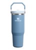 Ice Flow Flip Straw waterfles 0,89 liter - Indigo