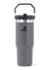 IceFlow Flip Straw Tumbler thermosfles 89 cl - Antraciet