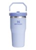 The IceFlow™ Flip Straw waterfles 0,6 liter - Lichtblauw