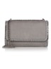 Falabella Fold Over crossbodytas van ecoleer - Lichtgrijs