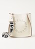 Stella Logo crossbodytas van ecoleer - Gebroken wit