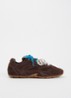 Asiel sneaker van suède - Chocoladebruin