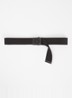 00001 riem met logo - Zwart