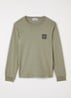 00002 Longsleeve met logo - Antraciet